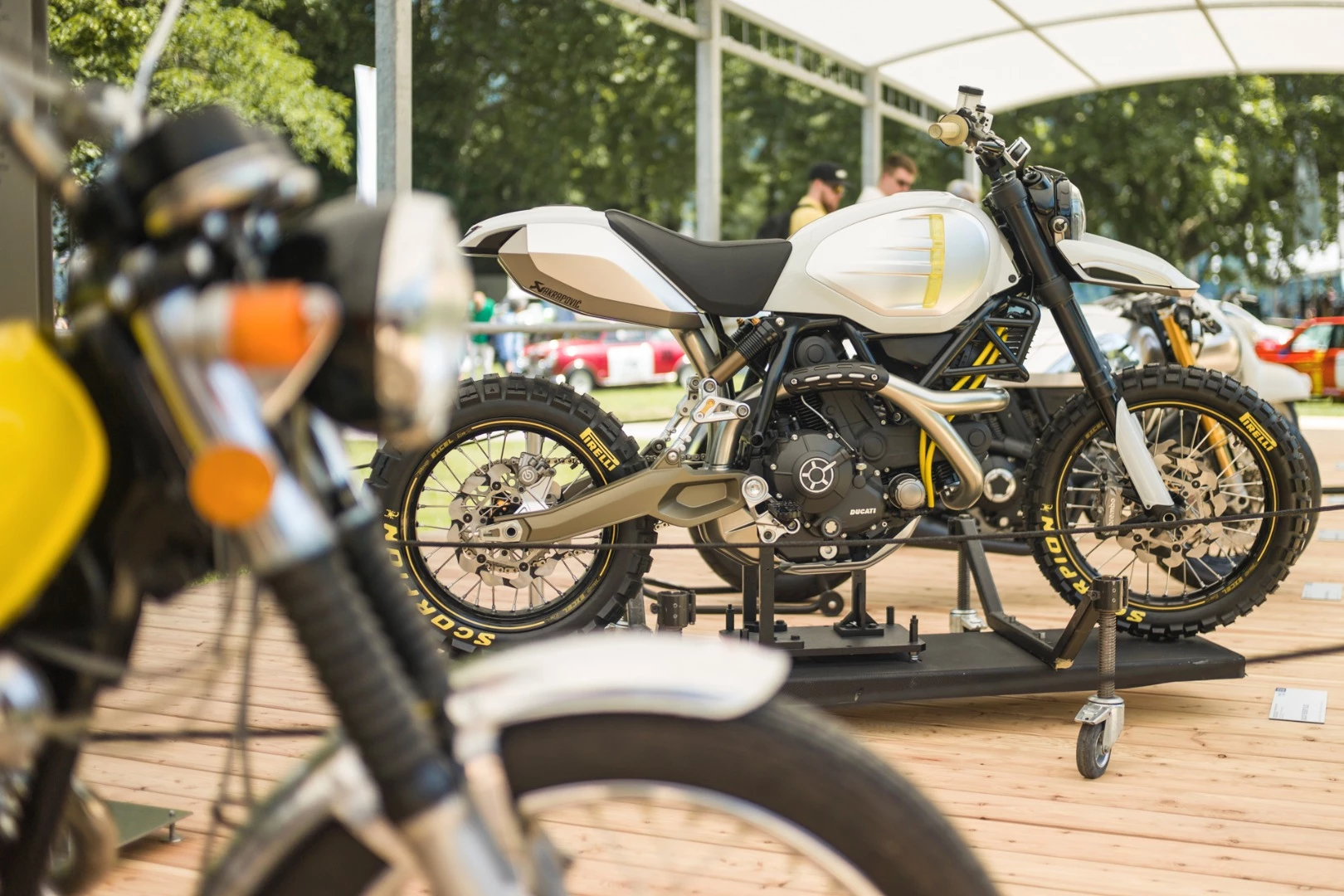 Ducati Desert Sled custom concept: took third prized at Concours d'Eleganza