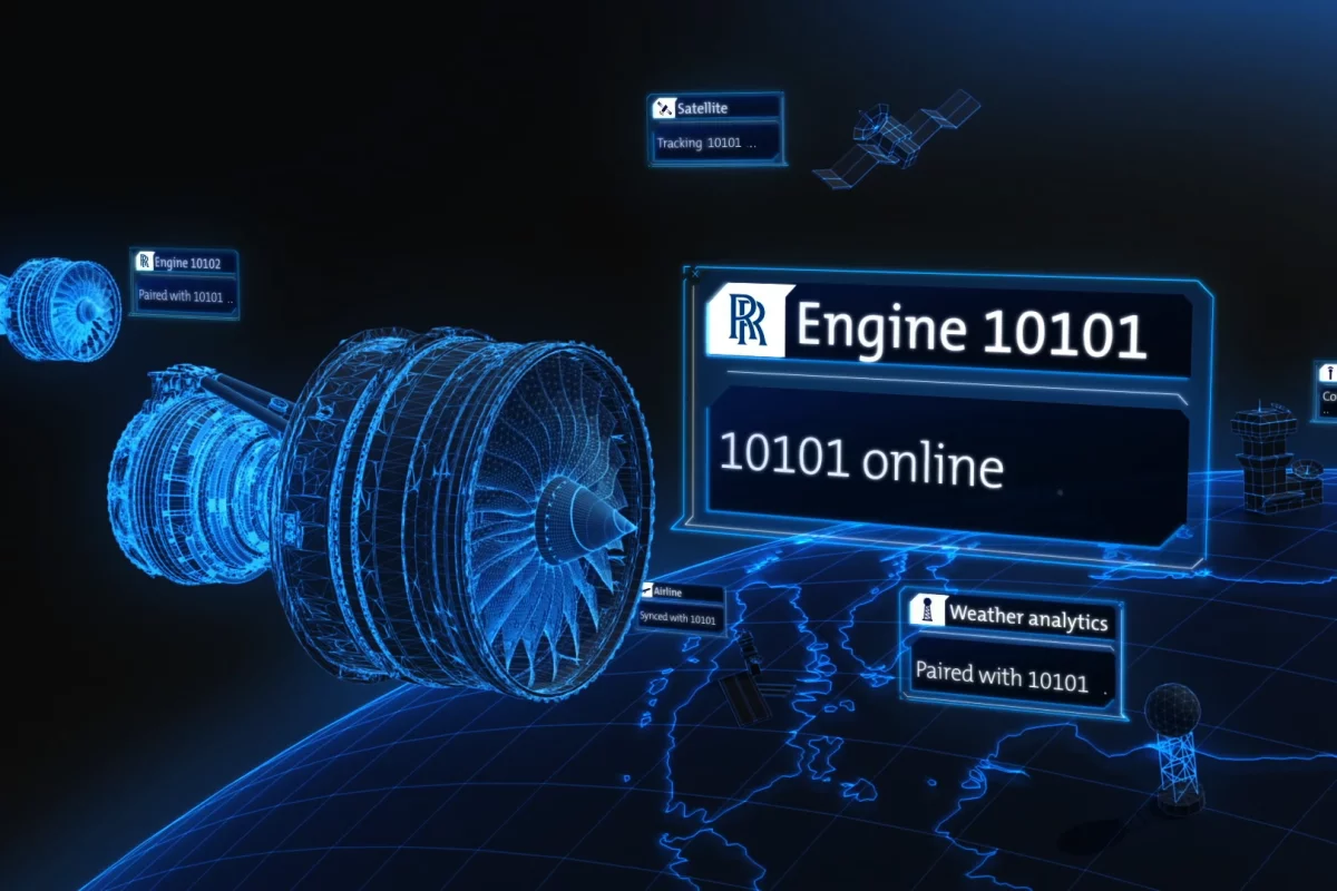 The IntelligentEngine vision would see aircraft engines communicating with one another
