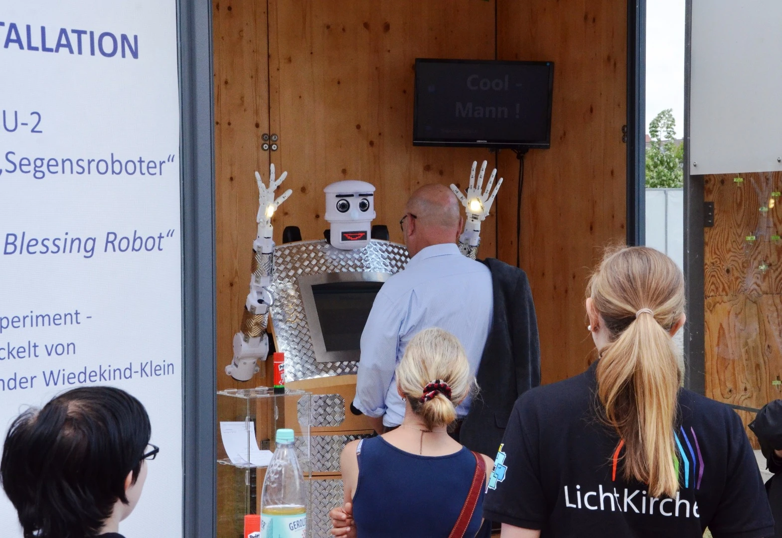 How would you feel about being blessed by a robotic priest