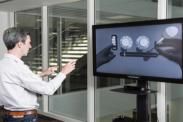 Microsoft research teams are tackling several different challenges involved in accurately translating hand gestures for computer interface systems