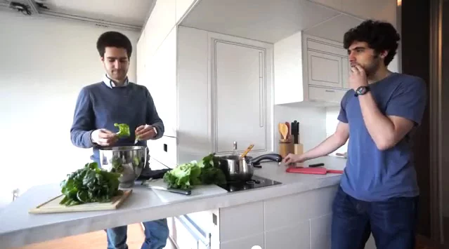 The CityHome project also features concealable countertops and cooking surfaces
