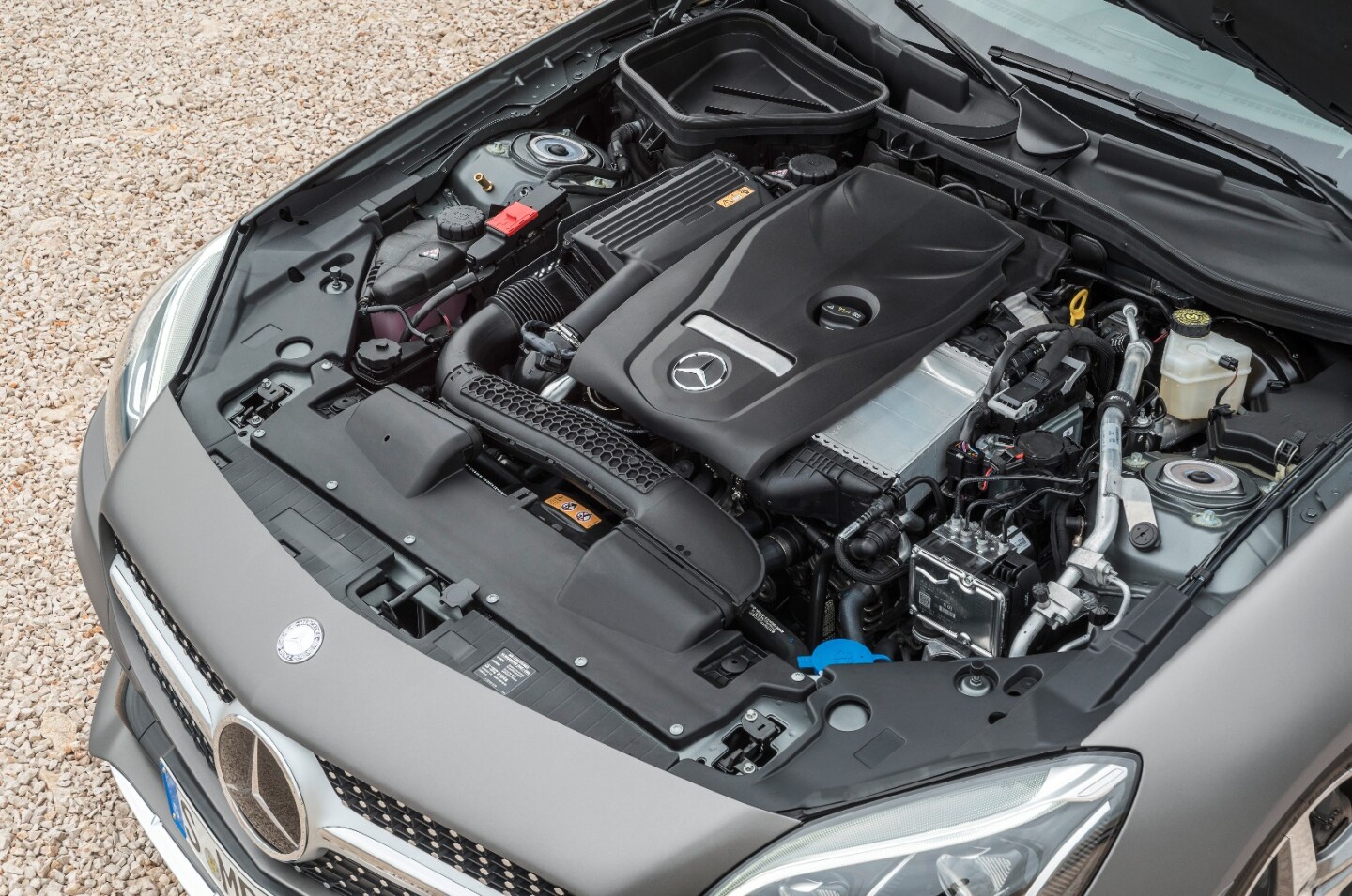 The new Mercedes Benz SLC will have four different available engine sizes ranging from 1595 cc to nearly 3000 cc