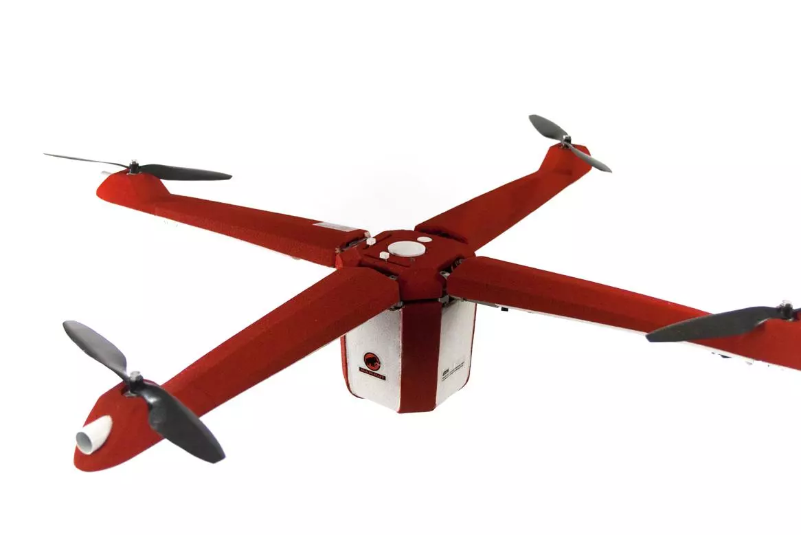 Alcedo is a portable, autonomous rescue drone capable of searching for and tagging victims of an avalanche