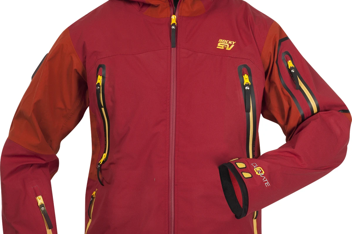 The Provision jacket combines weather protection and survival gear
