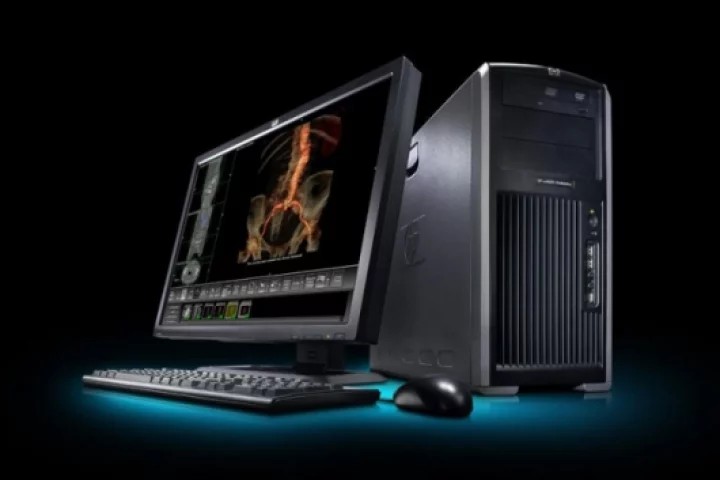 HP and Dreamworks develop new display technology (note: the pictured HP workstation is not the new display - we'll bring you images as soon as they become available)