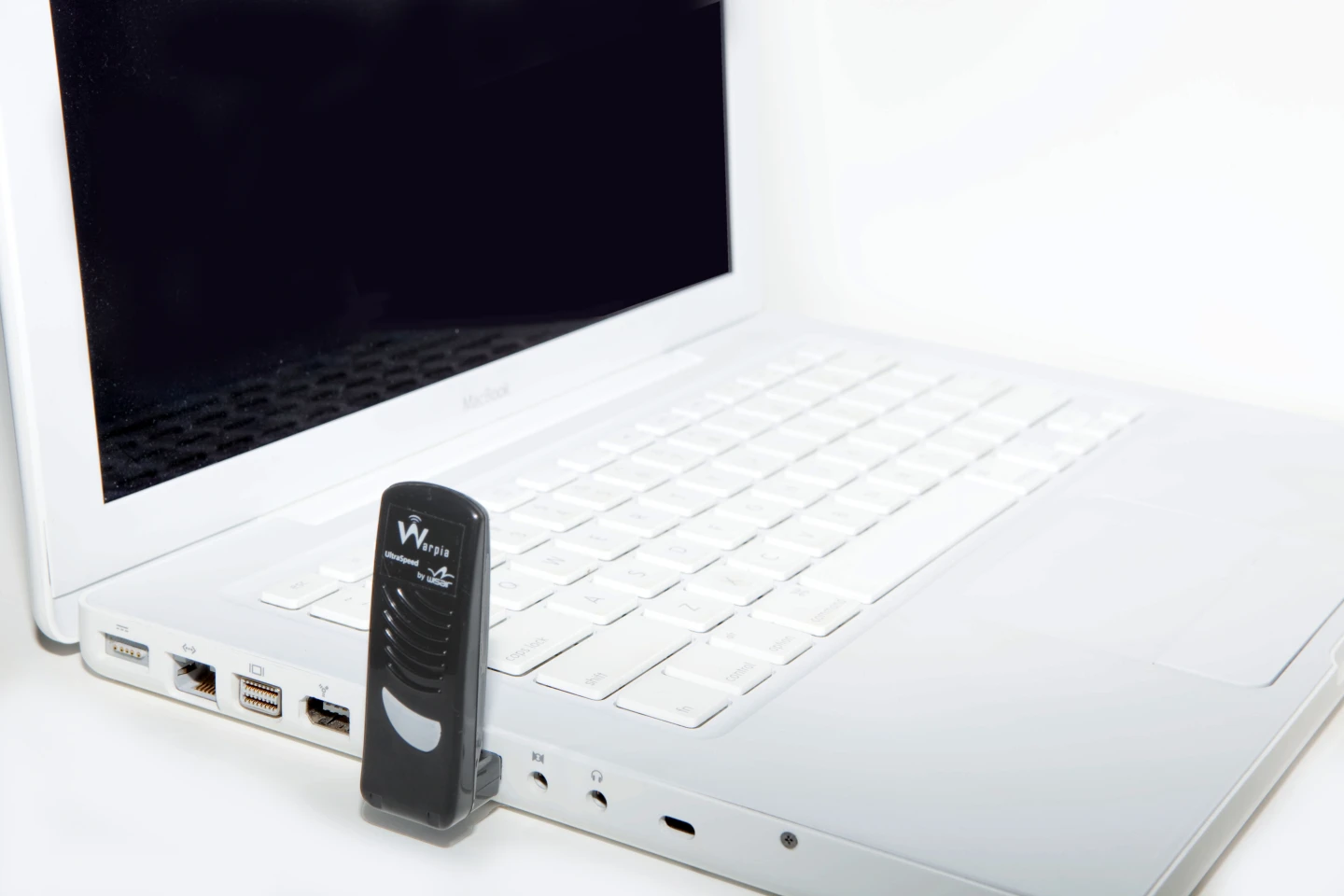 Once plugged into a laptop, the wireless transmitter will instantly connect to the receiver without leeching from an internet connection