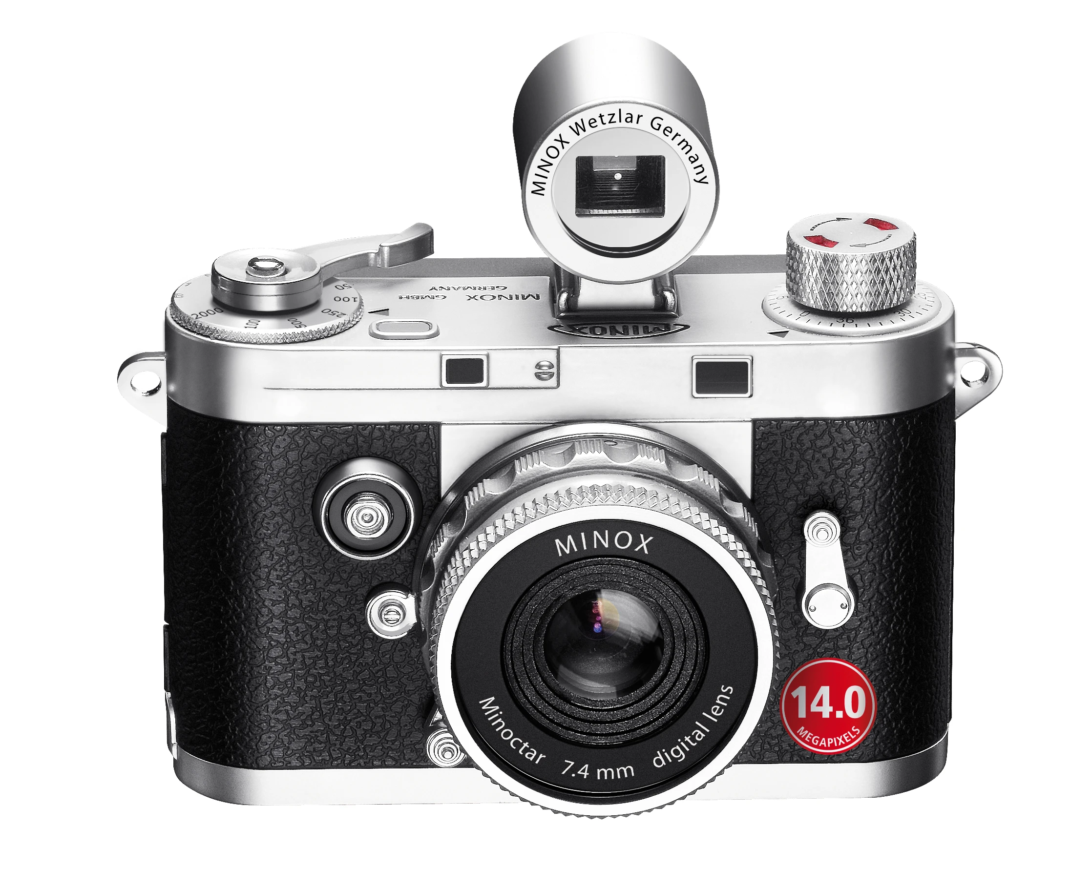 While the Minox DCC 14.0 looks like it should offer manual controls, it's actually fully automatic