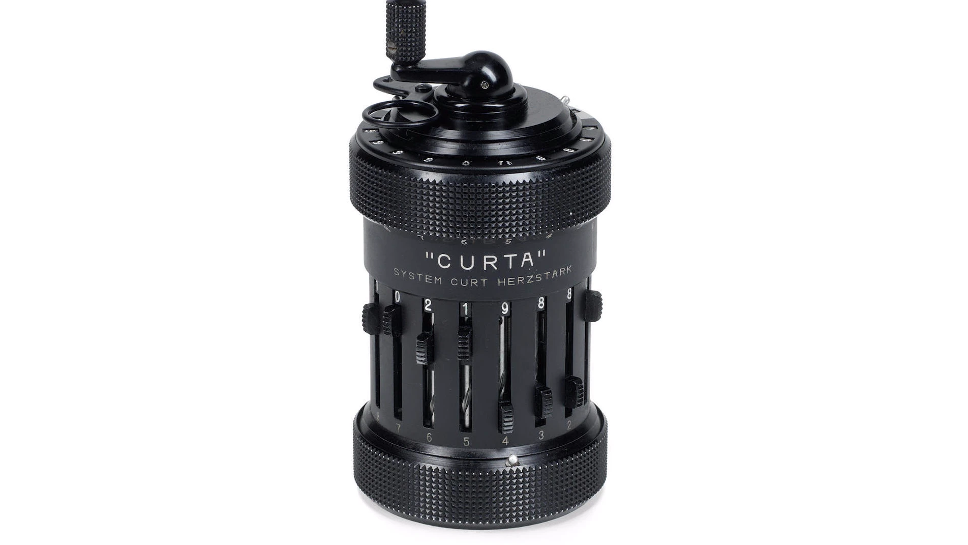 The Curta is considered the first pocket-sized mechanical calculator. This Type 1 mid-20th is expected to sell for at least US$610 at a Bonhams auction in London on May 19