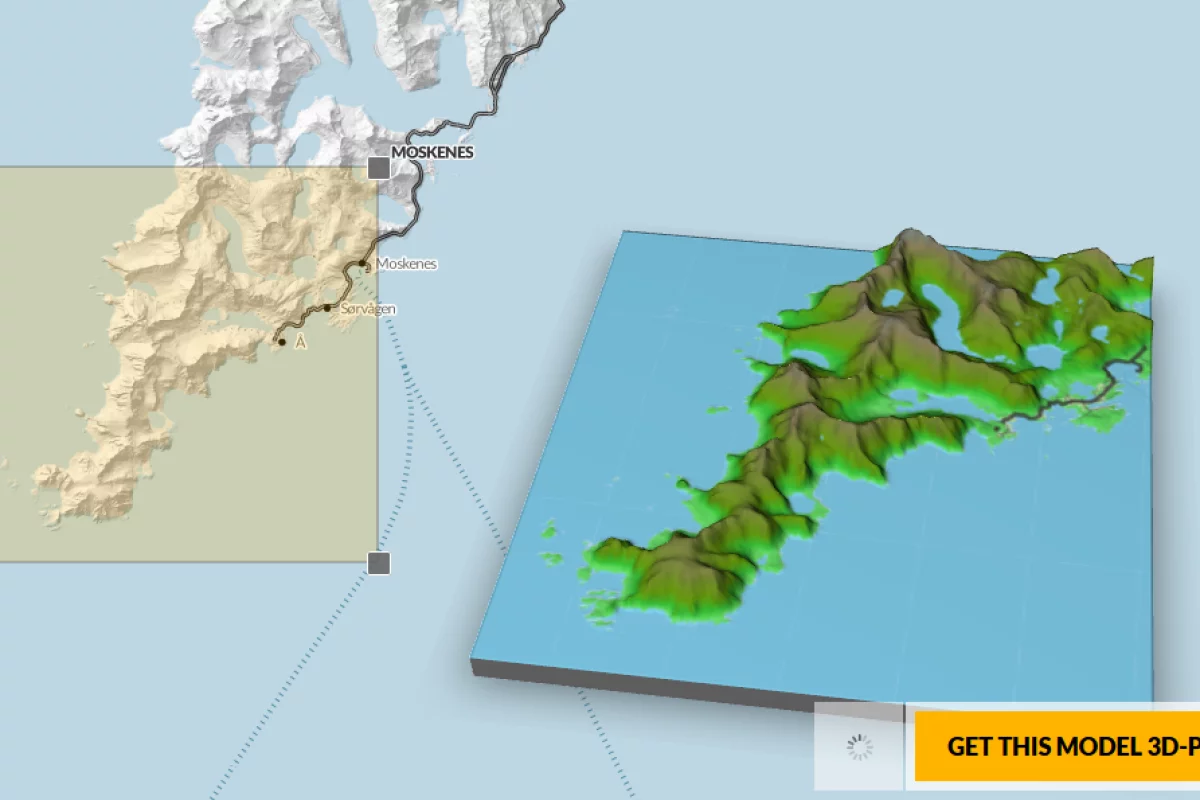 Terrafab generates 3D-printable models from geographical data