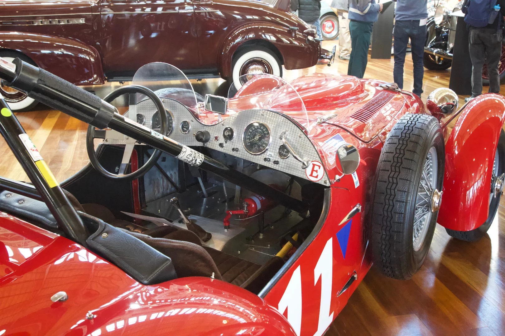 Apart from the car which took a podium at Le Mans, this Allard is the best known of the approximately 1900 cars produced (90 J2s and 83 J2X among them), as it was purchased by Texan oil millionaire Roy Cherryhomes, who put a promising young driver (and chicken farmer) named Carroll Shelby behind the wheel for local events.