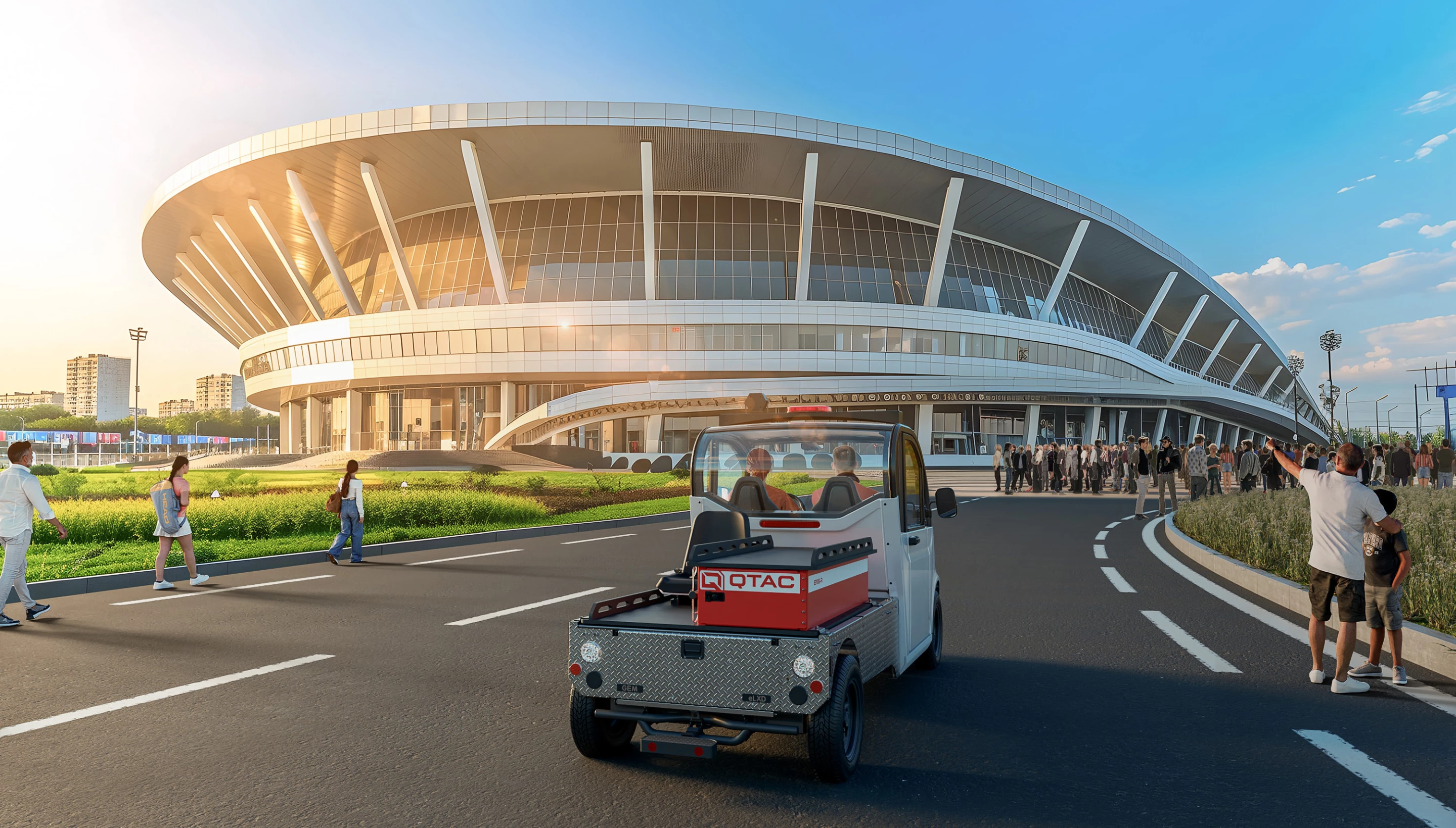 "Offering clear advantages over traditional UTVs, carts and internal combustion vehicles, the GEM Ambulance is designed to operate safely in pedestrian-heavy and enclosed environments"