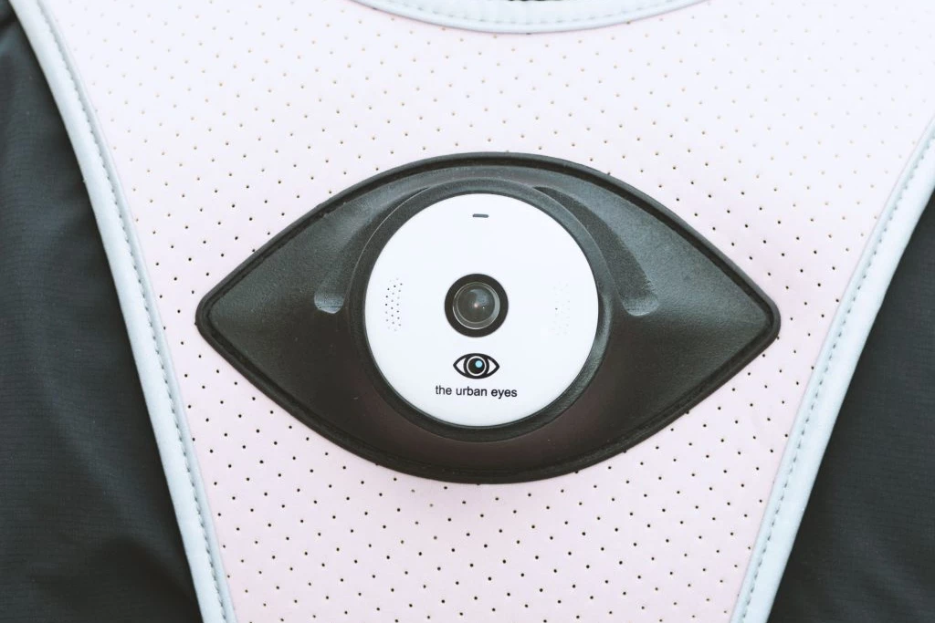 The cameras can be removed for battery-charging and vest-washing