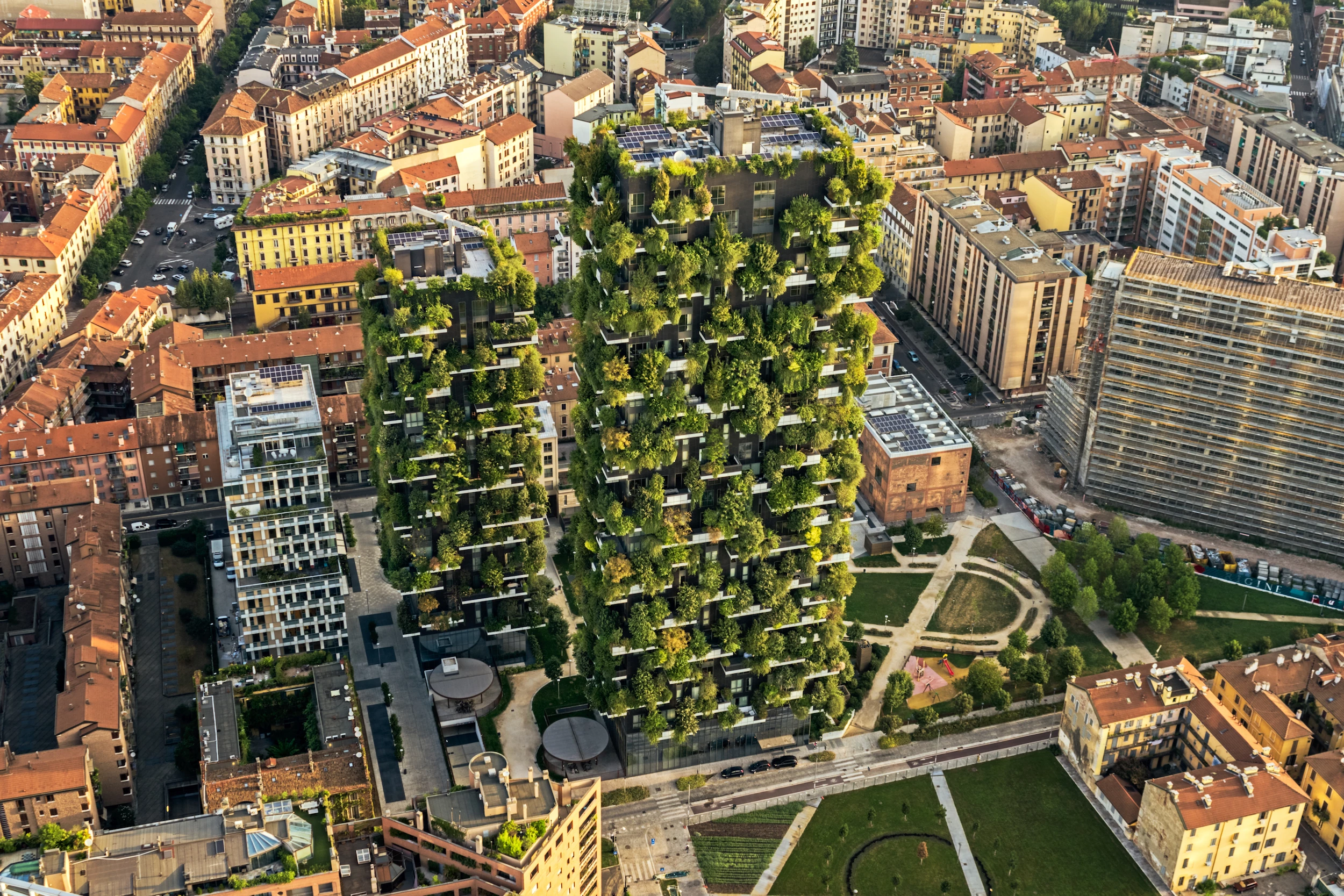 Bosco Verticale, by Stefano Boeri Architetti, is one of our picks for the best greenery-covered buildings in the world