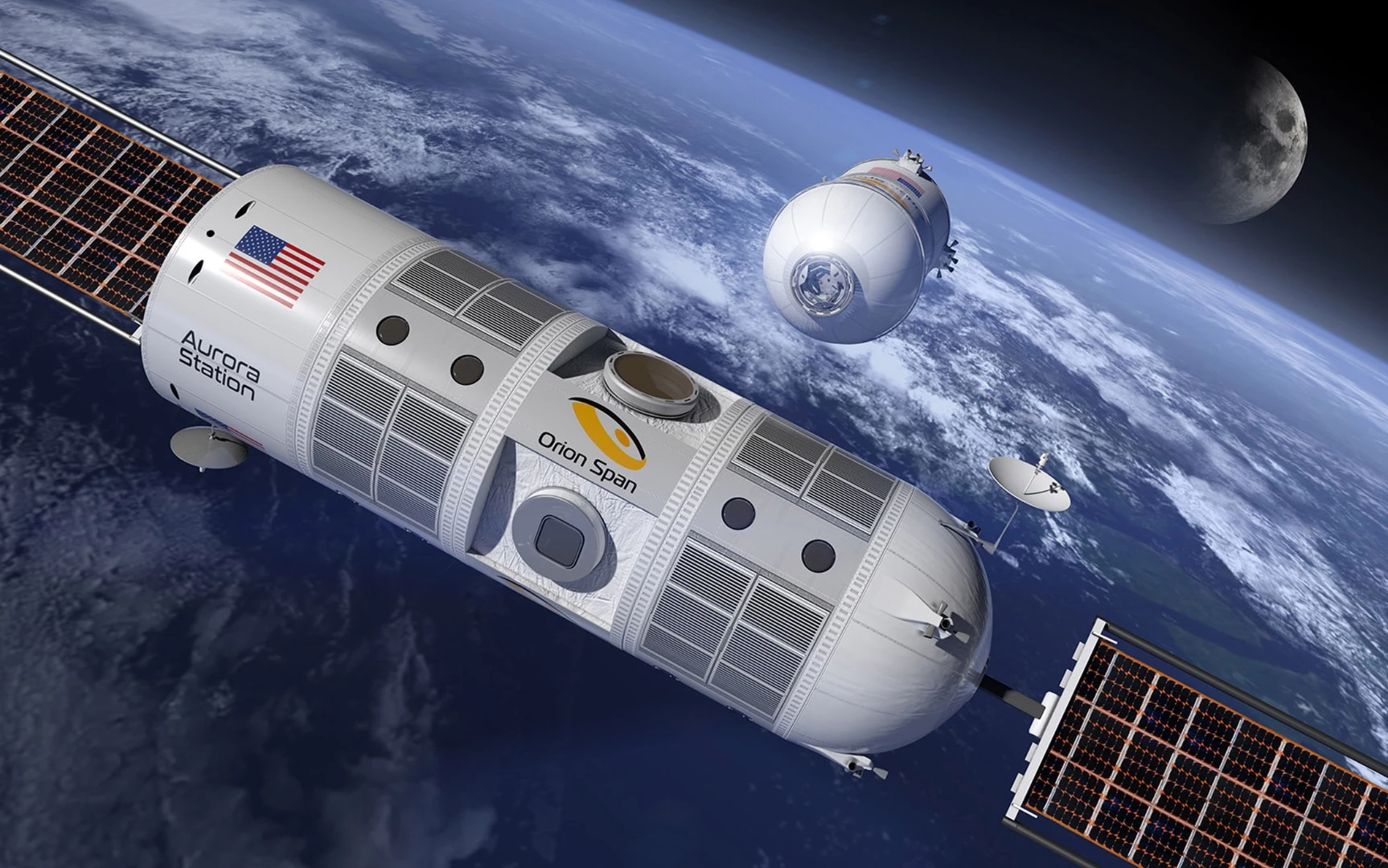 The Aurora Station space hotel