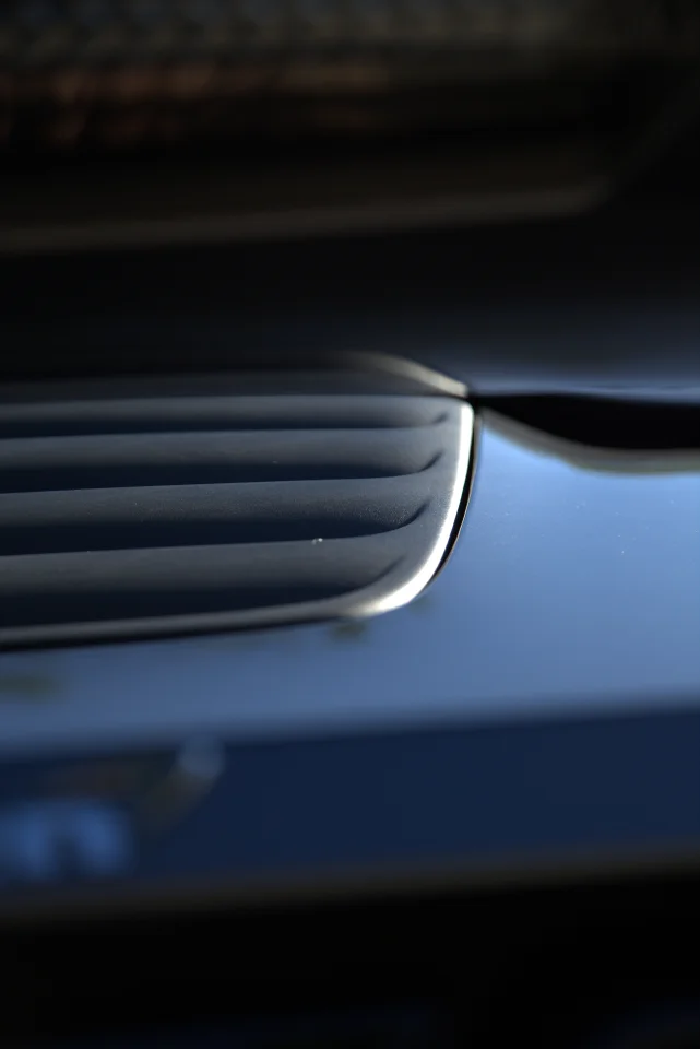 The 12C's rear cowl venting provides added cooling to the twin-turbo V8 (Photo: Angus MacKenzie/gizmag.com)