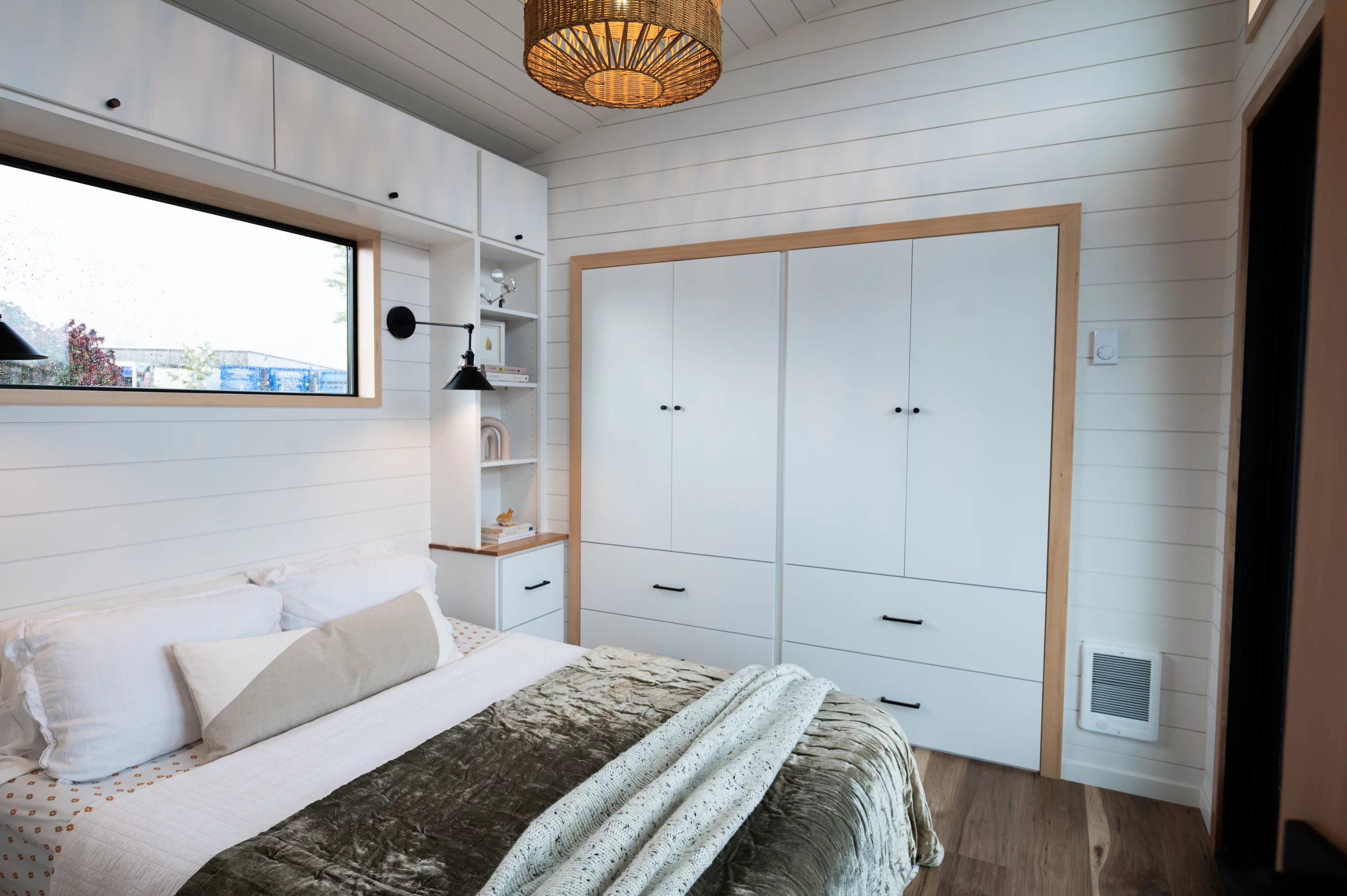 The Urban Park Max 37's bedroom has ample headroom to stand upright