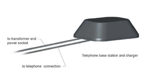Telephone base station and charger