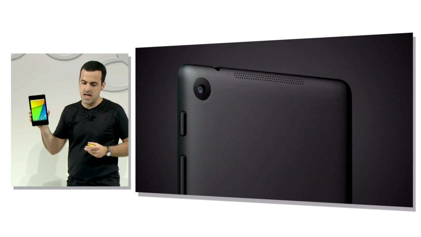 Google's Hugo Barra showcased the new Nexus 7 in San Francisco