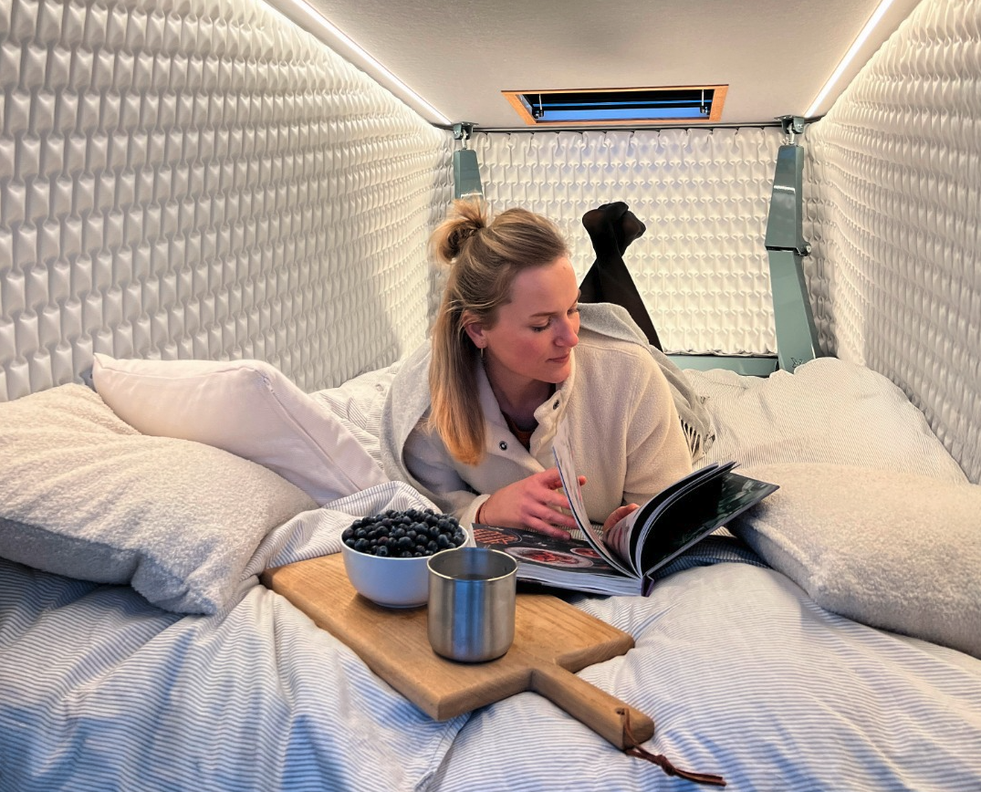 X Gloo creates a private space so cozy, campers will be fighting to sleep upstairs