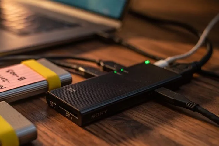 The MRW-S3 is packed with ports to support a variety of data transfer methods