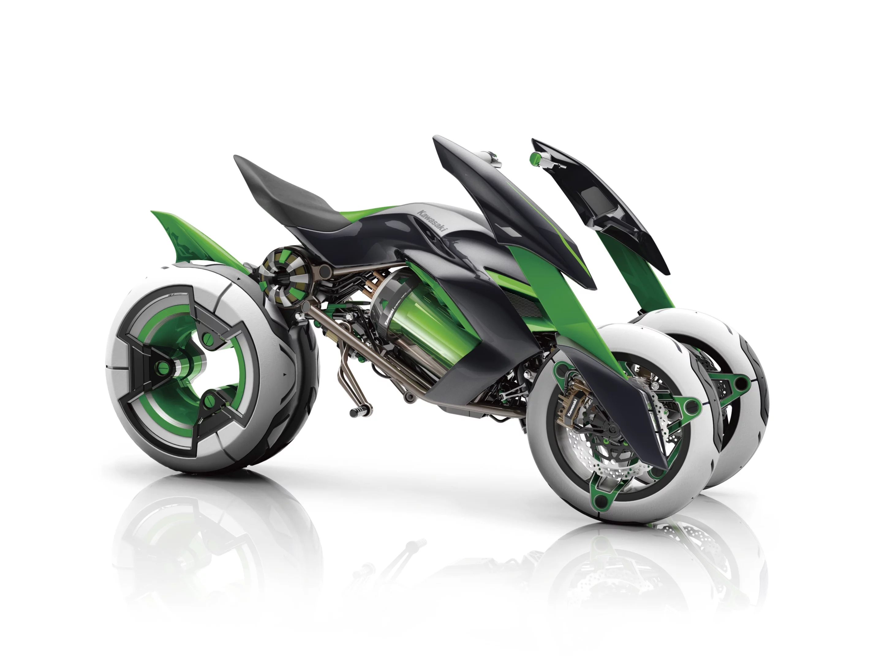 The Kawasaki J concept in Comfort mode