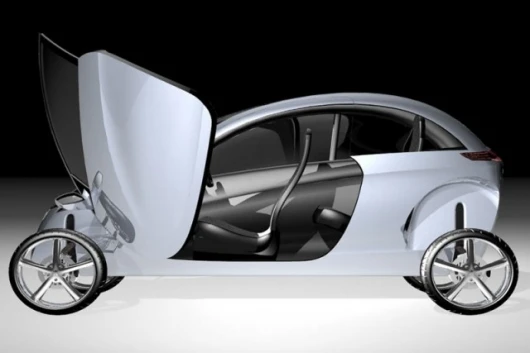 The TVA Gazelle tilting 4-wheeler concept