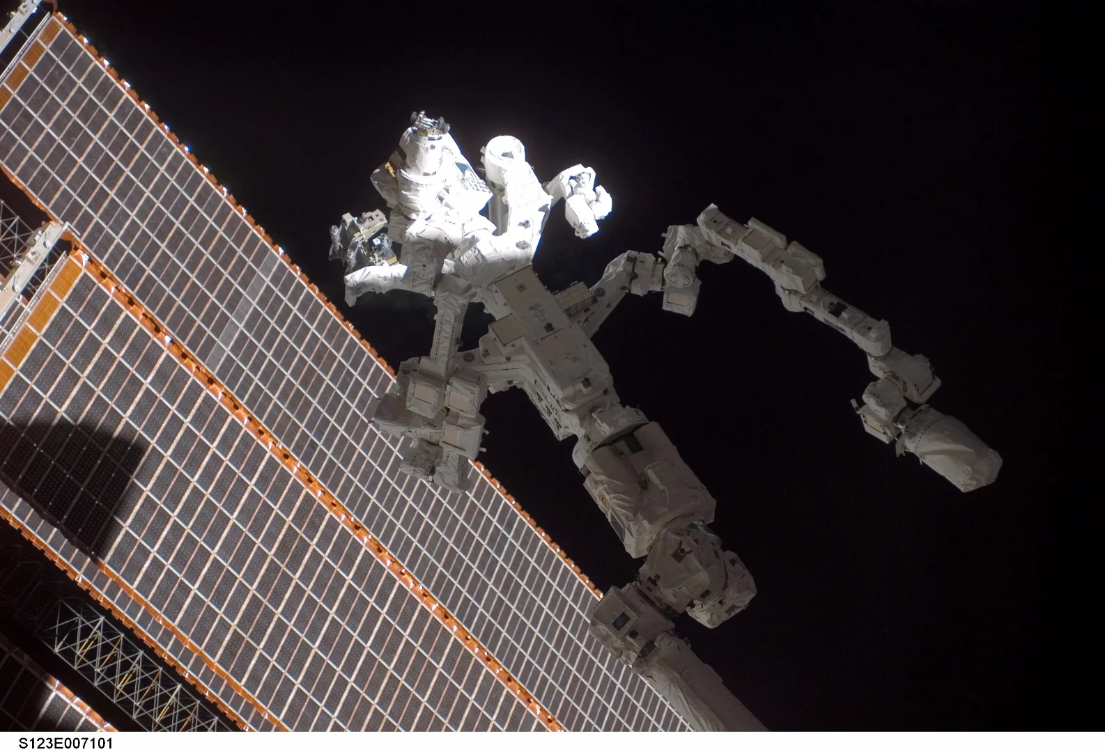 Dextre was controlled from the ground