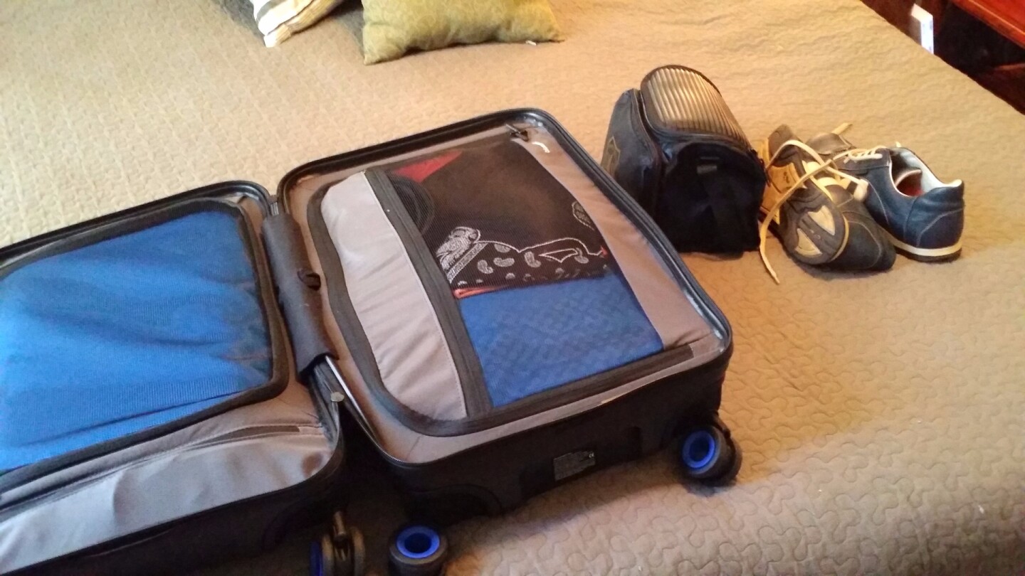 The Bluesmart One couldn't fit all of our stuff