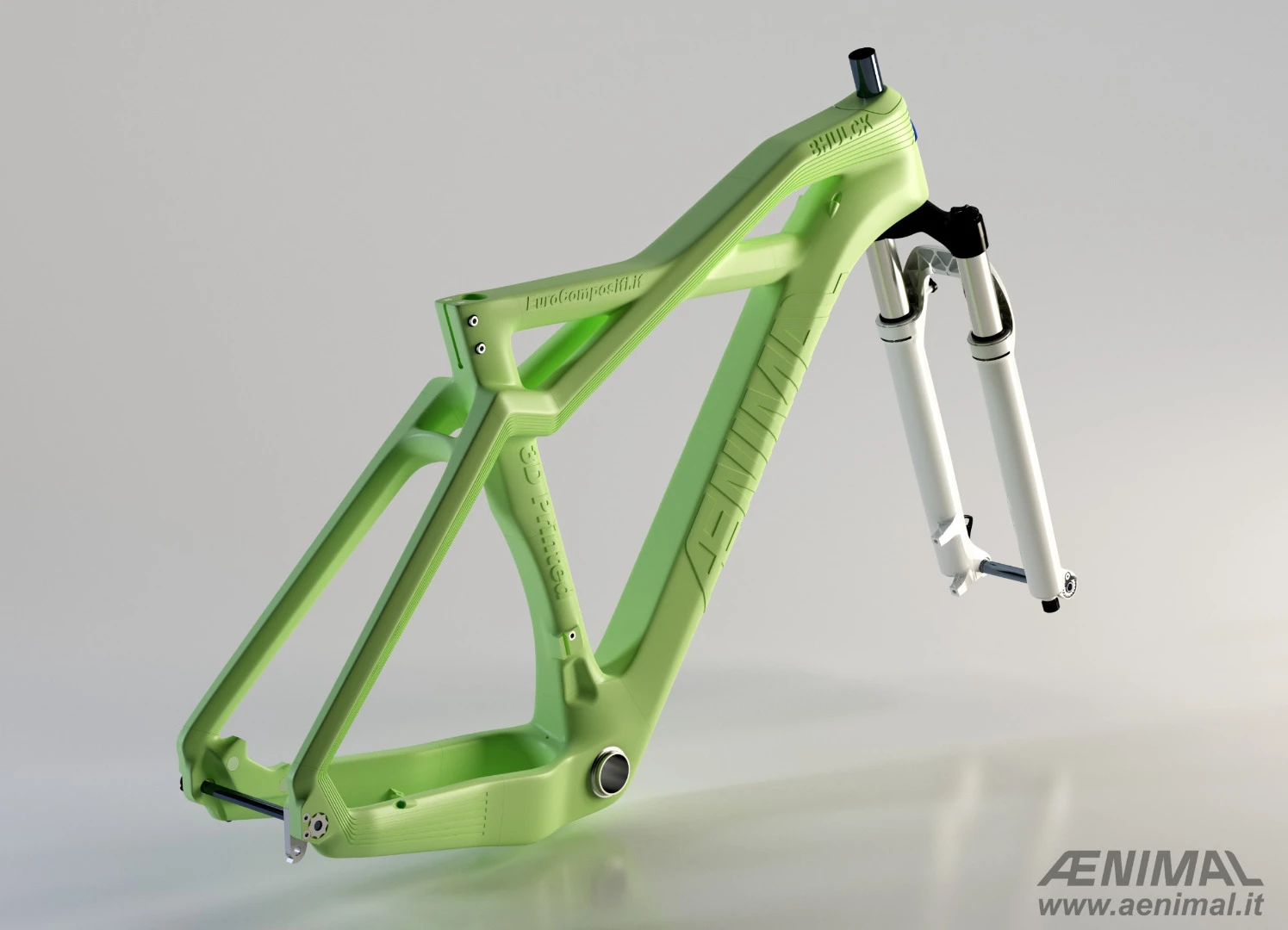 The Aenimal Bhulk frame is said to "maintain a certain stiffness and durability"