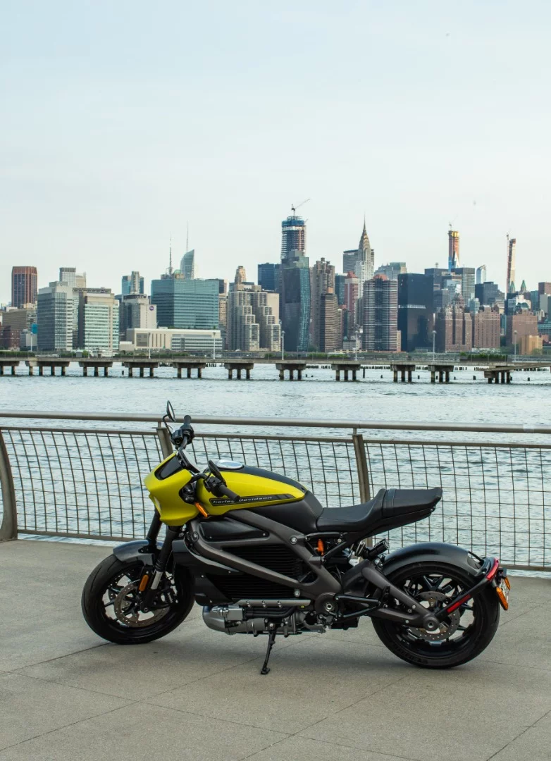 Lean angle capability of 45 degrees either side may be a new Harley record