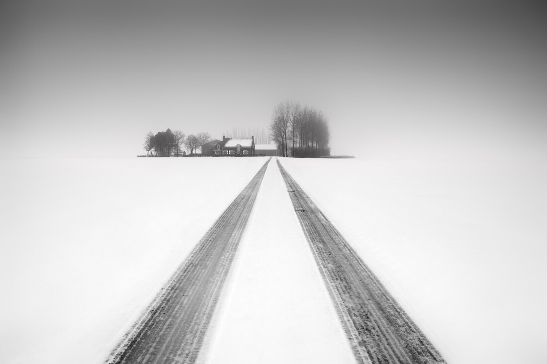 Honorable Mention, Fine Art. House in White, Zeeuws-Vlaanderen, part of the Netherlands