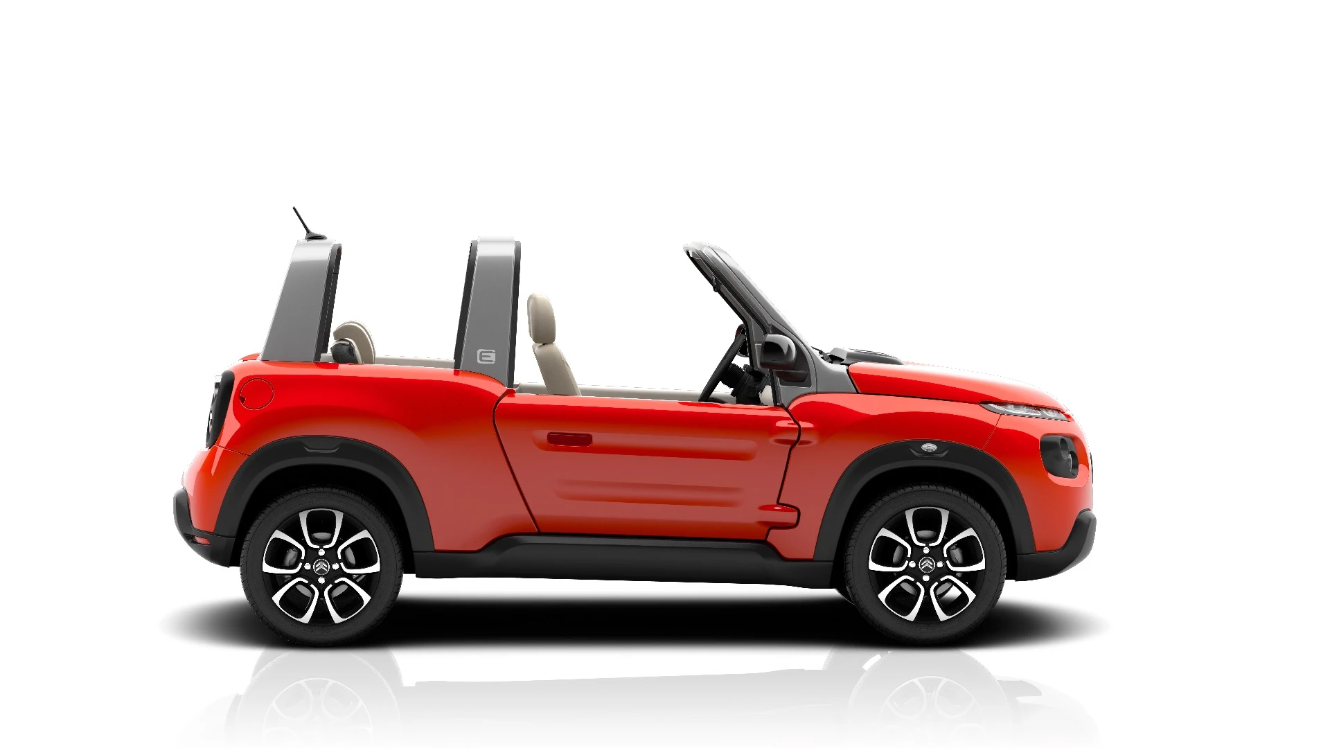A fun, open four-seater inspired by sun and sand