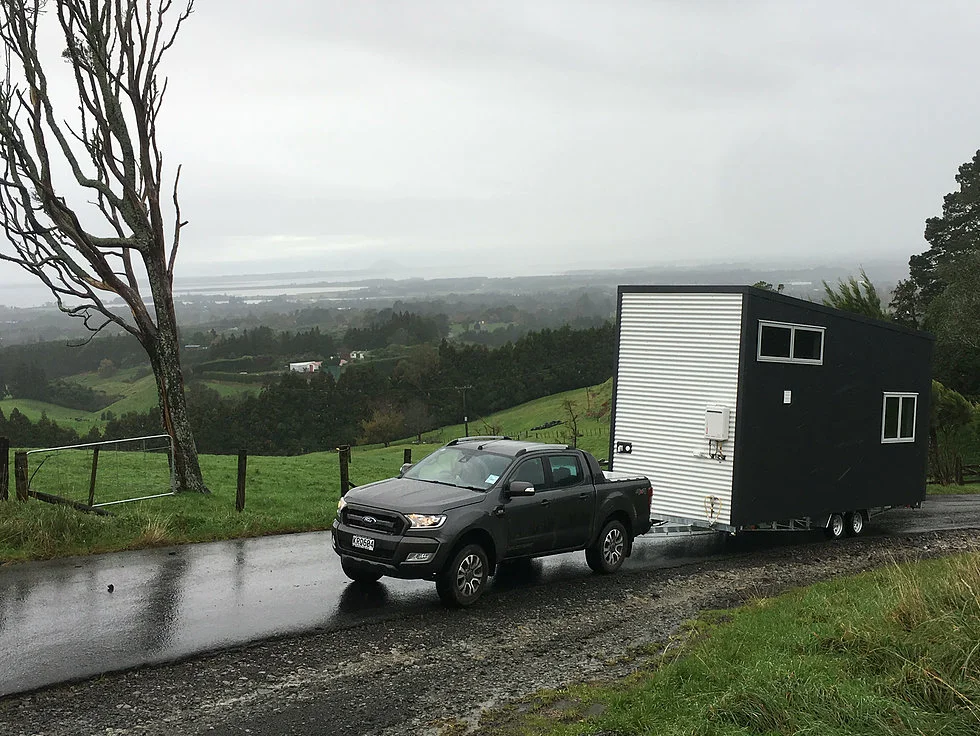 The Buster Tiny House measures 7.2 m (23 ft)-long