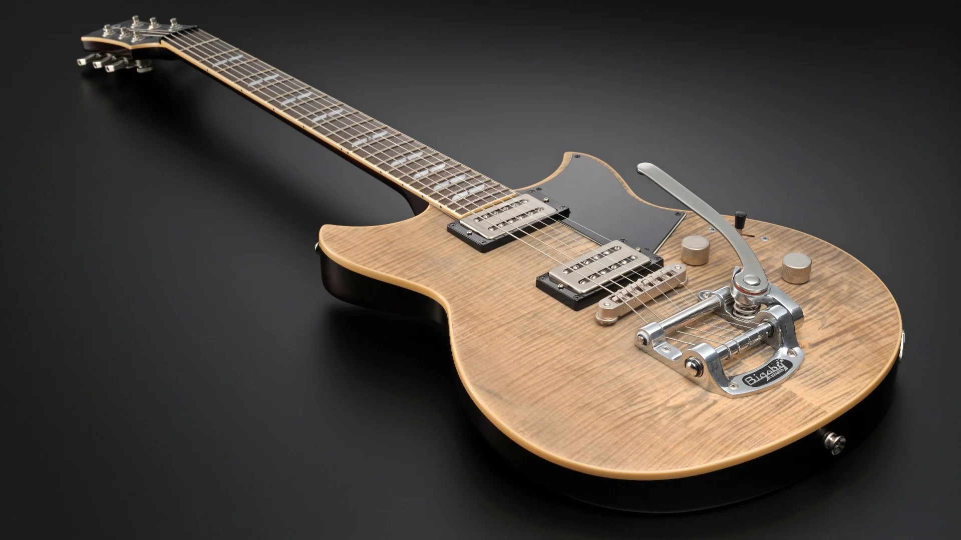 The only guitar in the RevStar series with a Bigsby vibrato system is the RS720B