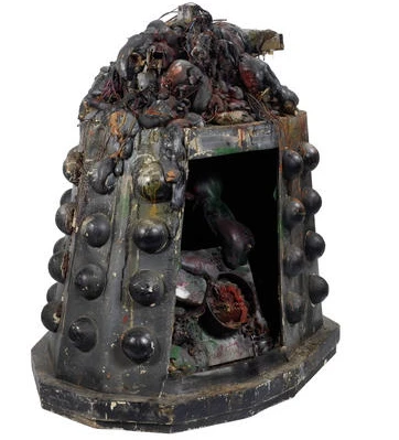 This "Destroyed Dalek" will be one of the items up for auction