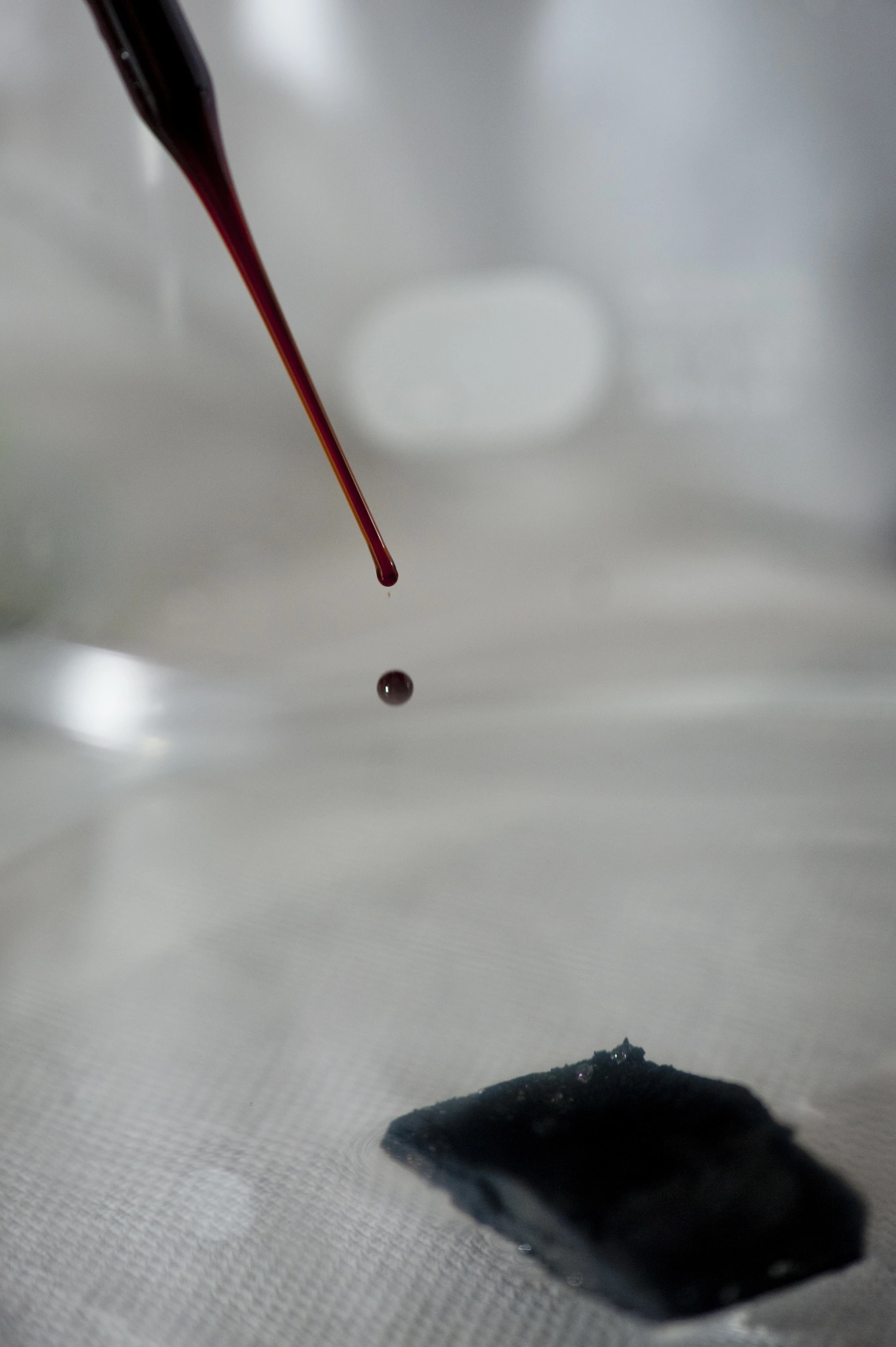The superhydrophobic carbon nanotube sponge that shows a remarkable ability to soak up oil from water (Photo: Jeff Fitlow/Rice University)