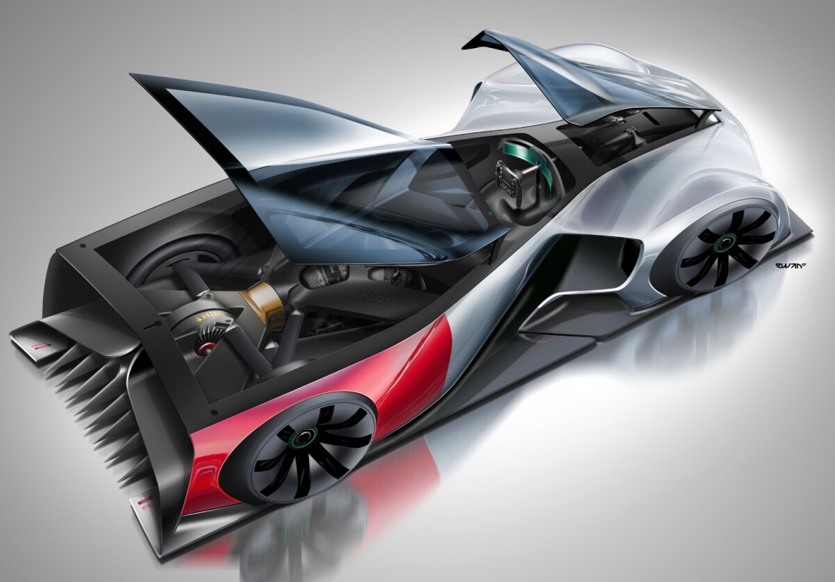 Australian automotive company Holden has revealed an aggressively named and aggressively framed conceptual vehicle for parent company General Motors