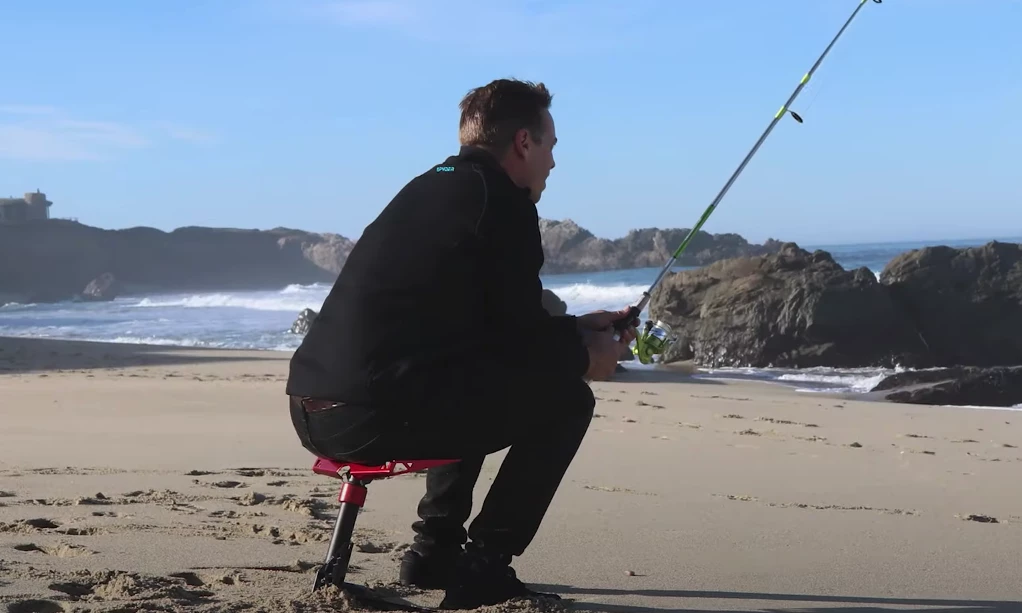 The Rockworkx T7 won't be the comfiest camp chair/stool out there, but it provides a place to sit without lugging a separate piece of gear