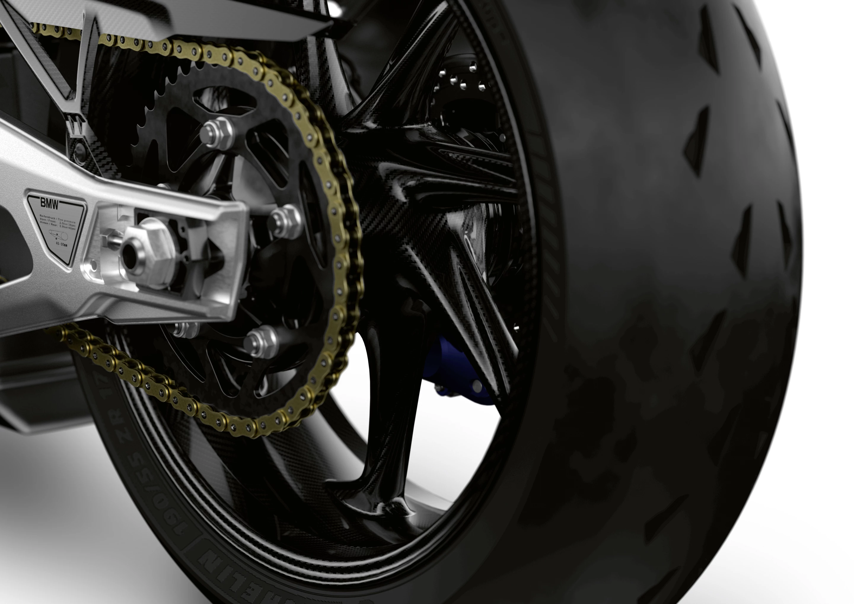 Full carbon wheels and BMW's new maintenance-free M Endurance chain