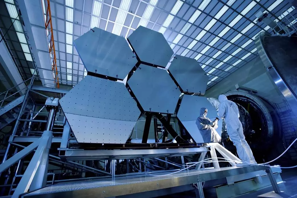 Once assembled, the James Webb Space Telescope will span the size of a tennis court