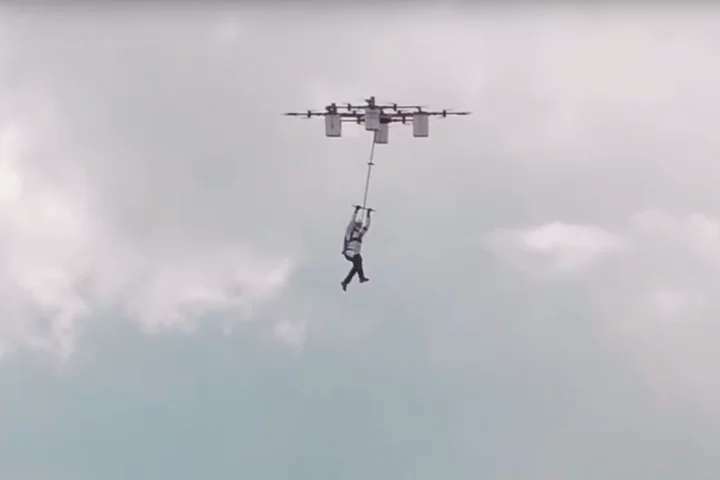 Thrill seekers here is your new favorite extreme sport. Using a drone you can effectively base-jump anywhere without the need for a tall building or cliff