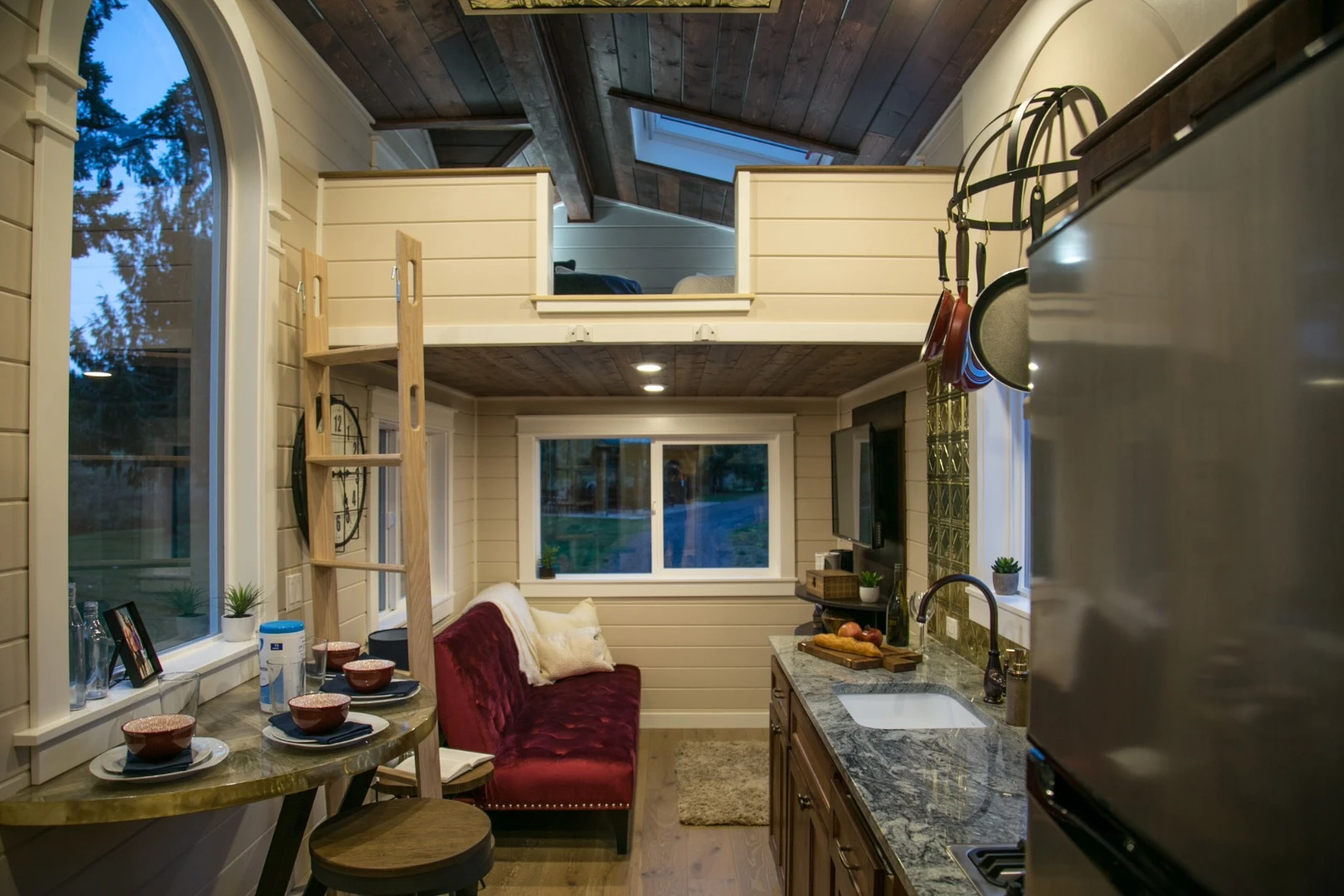 The Theater Home gets power from a standard RV-style hookup