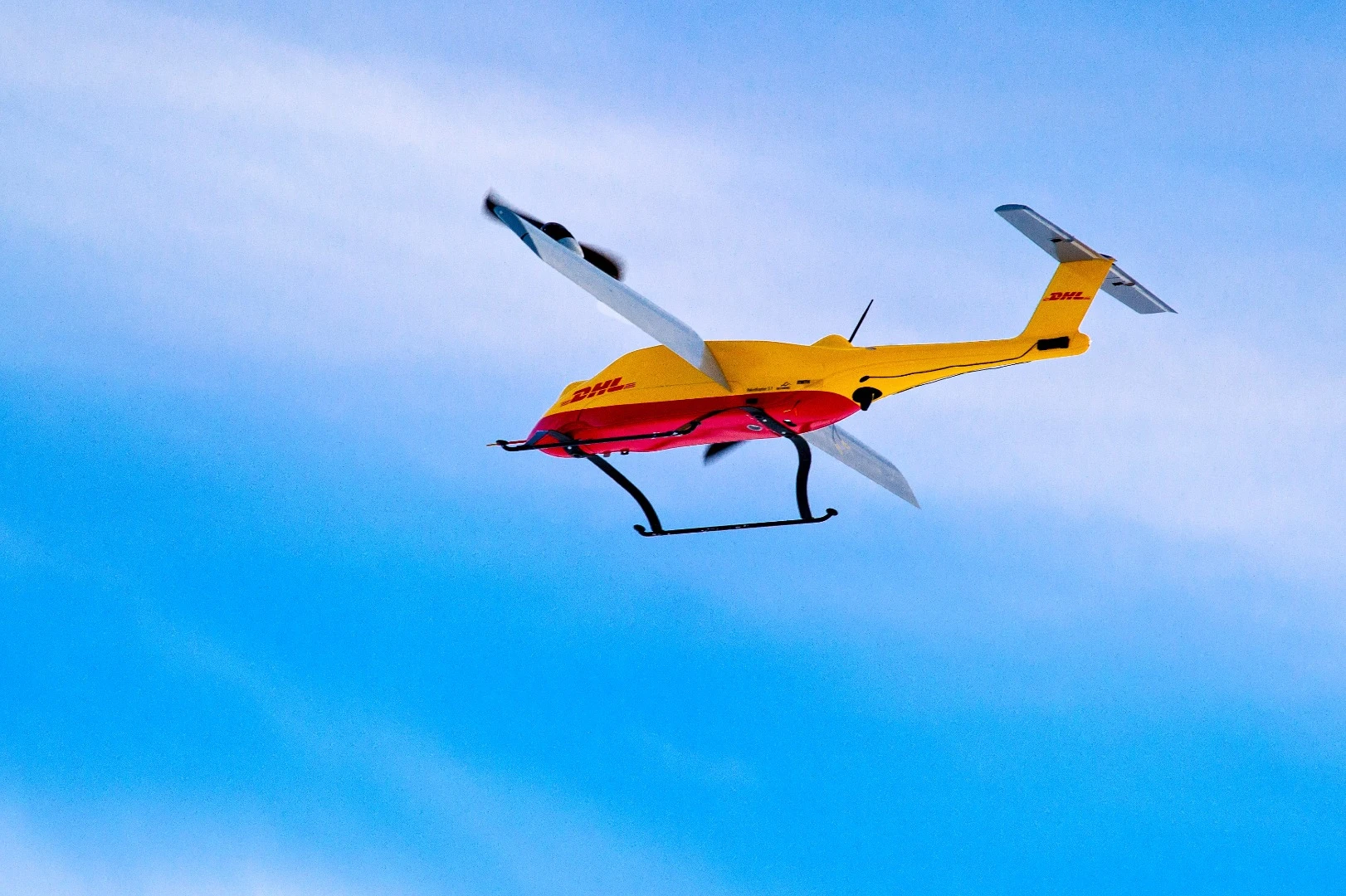 The Parcelcopter en route
