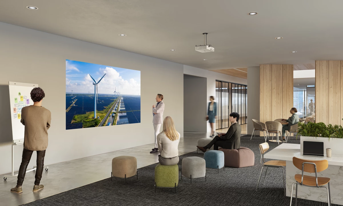 The VPL-PHZ61 3LCD laser projector boasts a center brightness of 7,000 lumens, while the cheaper VPL-PHZ51 model puts out up to 5,800 lumens at the image center