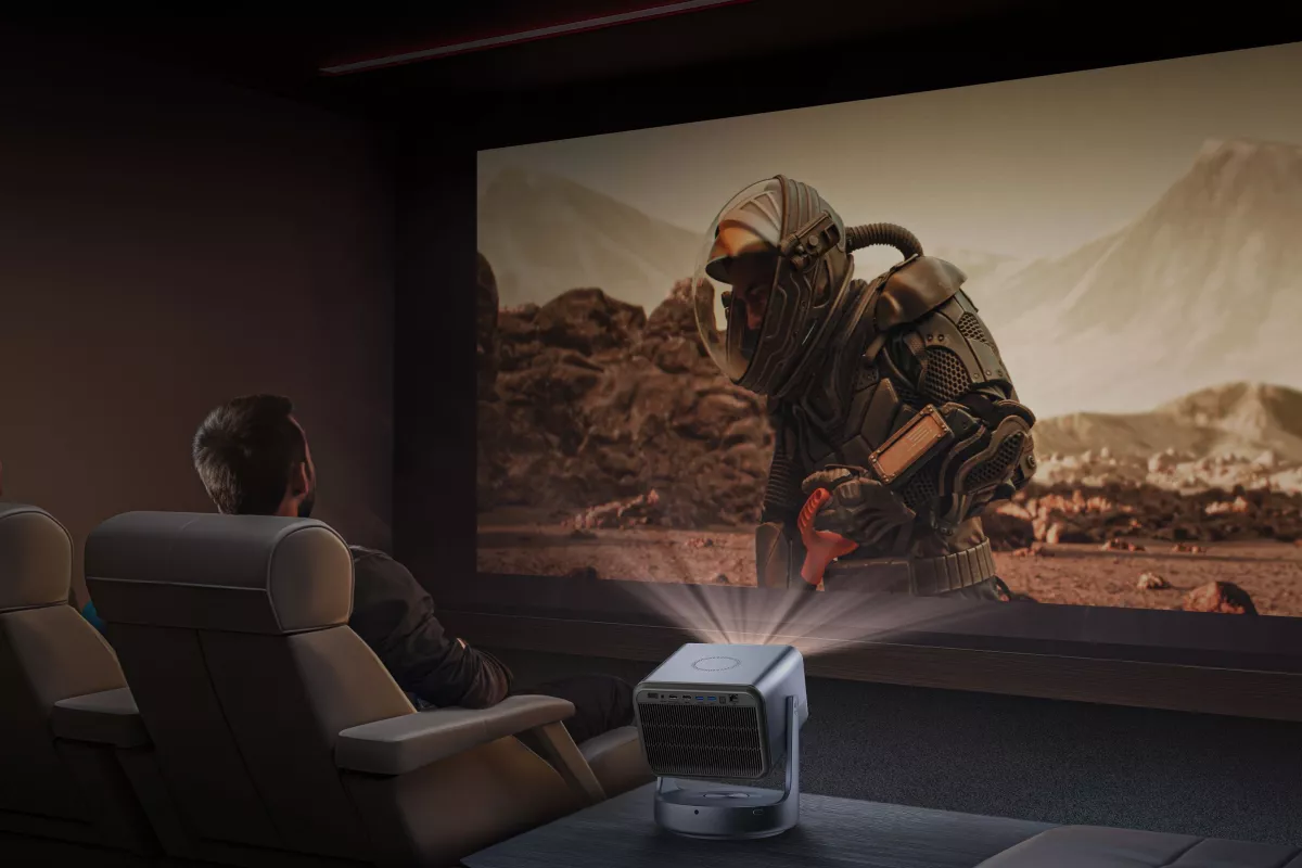 All three C2 Series mini projectors are built around Hisense's own Tri-Chroma triple laser technology