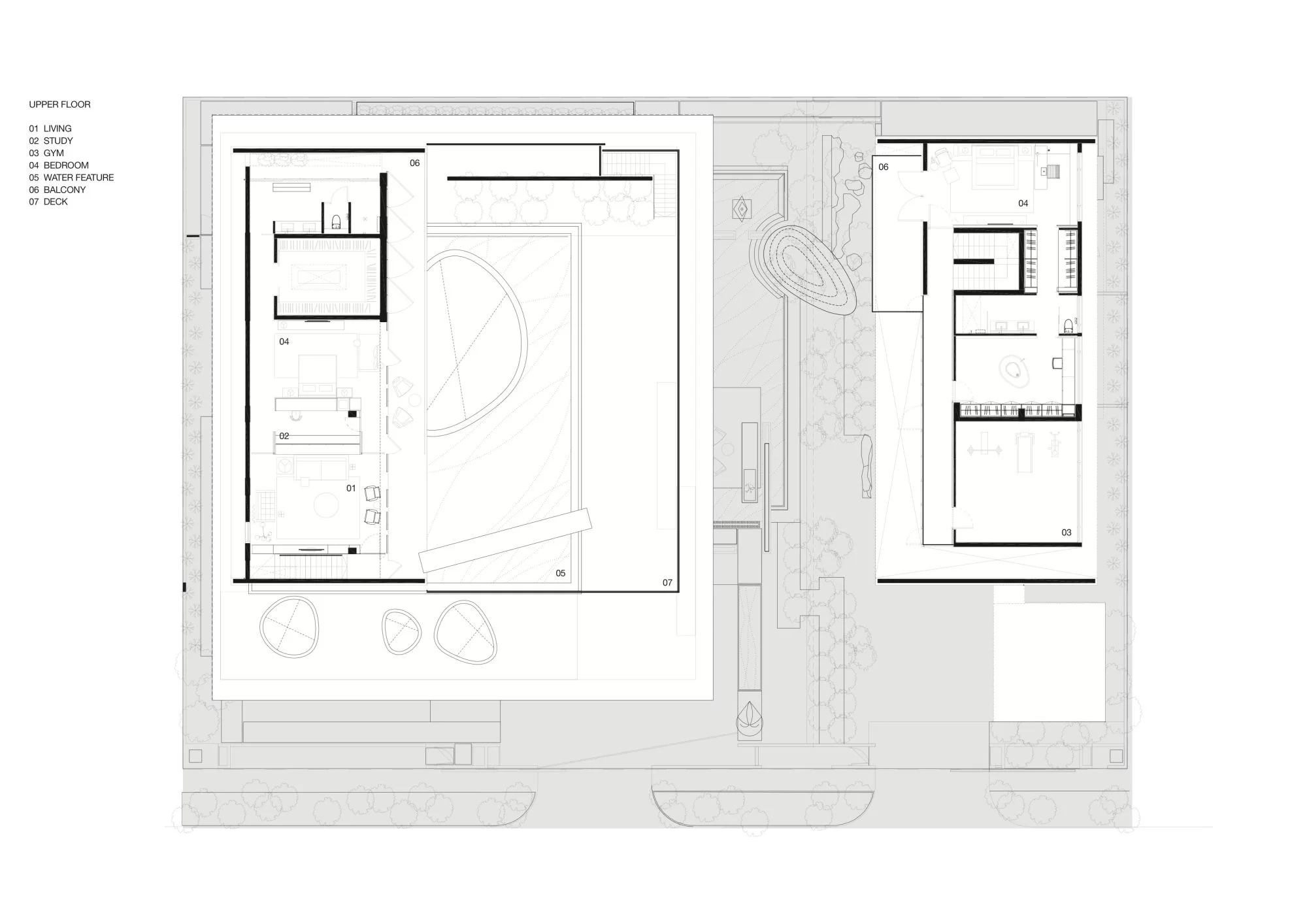 Architectural drawing of The Wall House (Image: FARM)