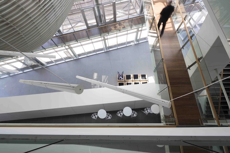 The PSES building capitalizes on passive planning for temperature regulation (Photo: Shai Epstein)