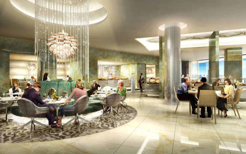 Jumeirah at Etihad Towers Hotel interior