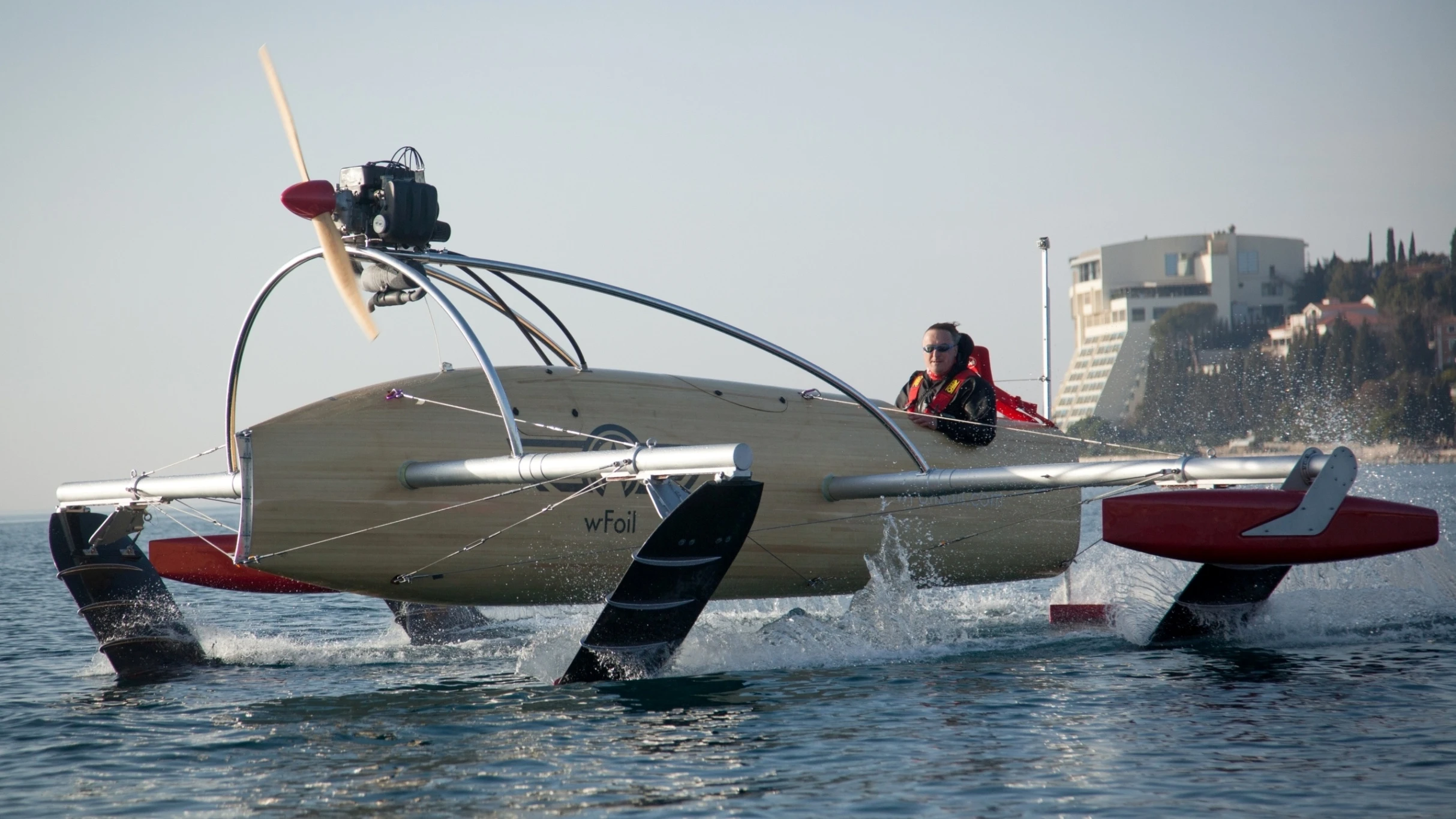 The prototype wFoil 18 Albatross
