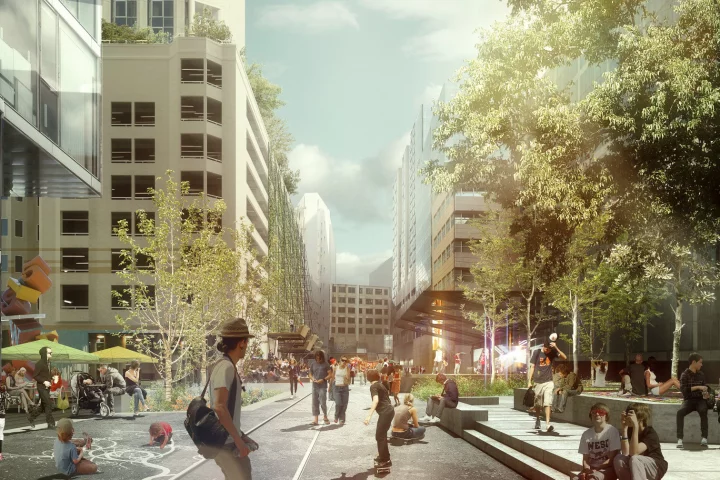 The Goods Line is a former rail track in Sydney that is being turned into a public space